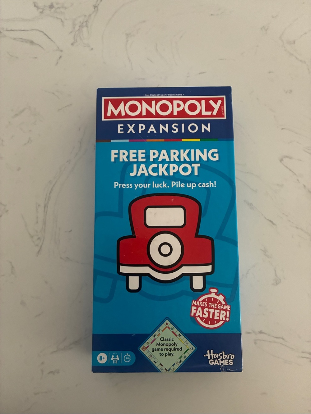 Monopoly Free Parking Jackpot Expansion Game Hasbro New